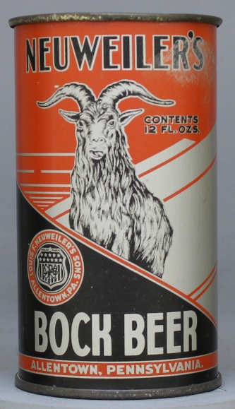 Neuweiler's Bock Flat Top Can