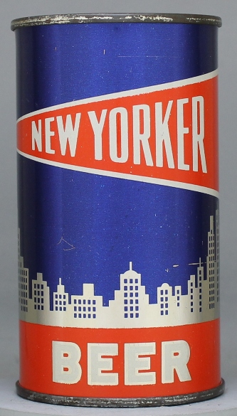 New Yorker Beer Flat Top Can