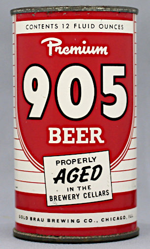Nine O Five Premium Beer Flat Top Can