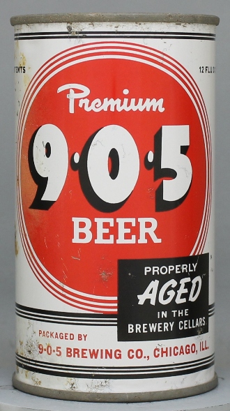 Nine O Five Premium Beer Flat Top Can