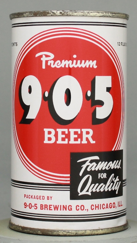 Nine O Five Premium Beer Flat Top Can