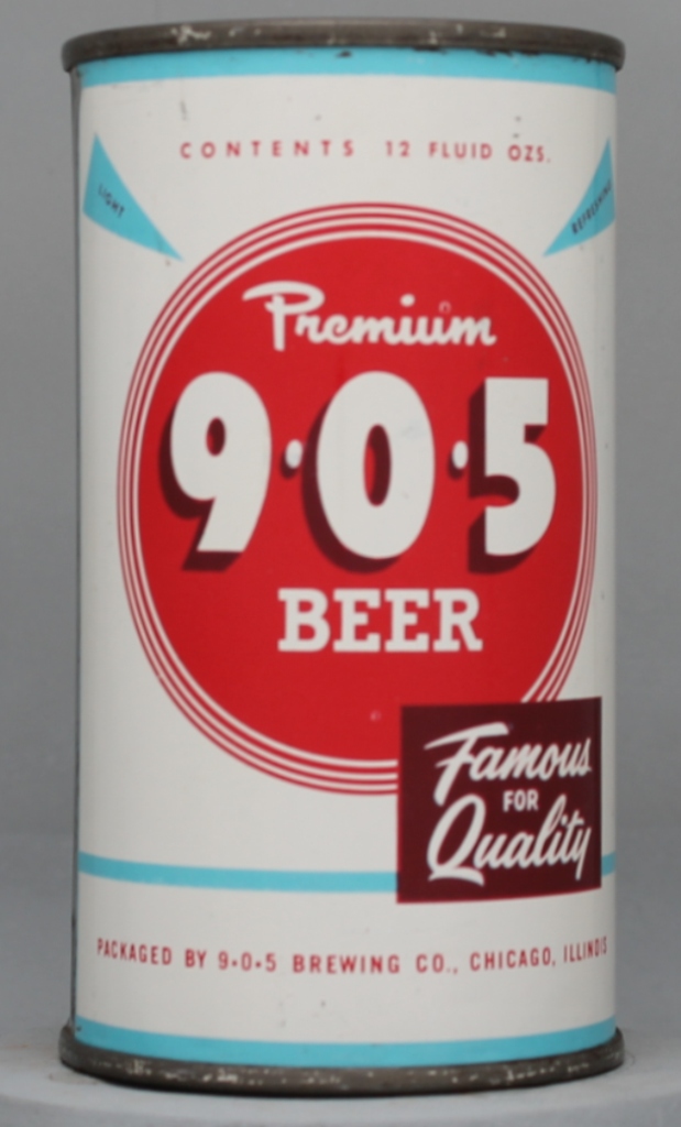 9-0-5 Premium Beer Flat Top Can