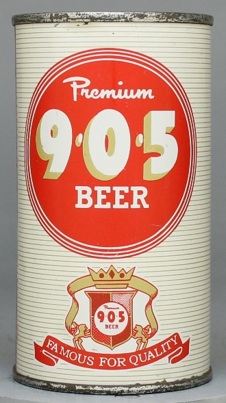 Nine O Five Premium Beer Flat Top Can