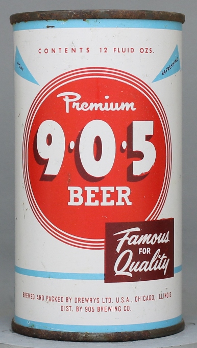 Nine O Five Premium Beer Flat Top Can