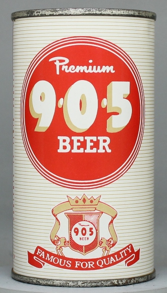 Nine O Five Premium Beer Flat Top Can