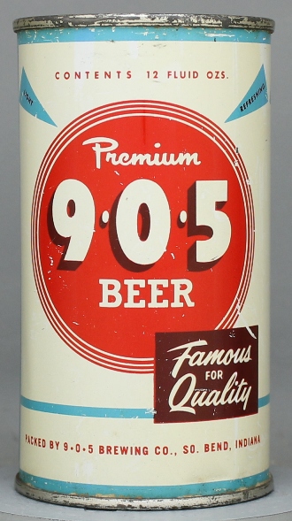Nine O Five Premium Beer Flat Top Can
