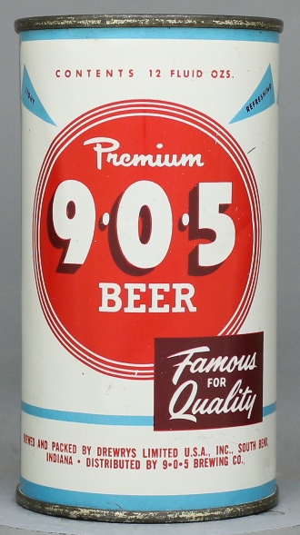 Nine O Five Premium Beer Flat Top Can