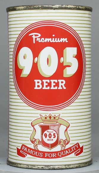 Nine O Five Premium Beer Flat Top Can