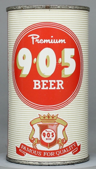 Nine O Five Premium Beer Flat Top Can