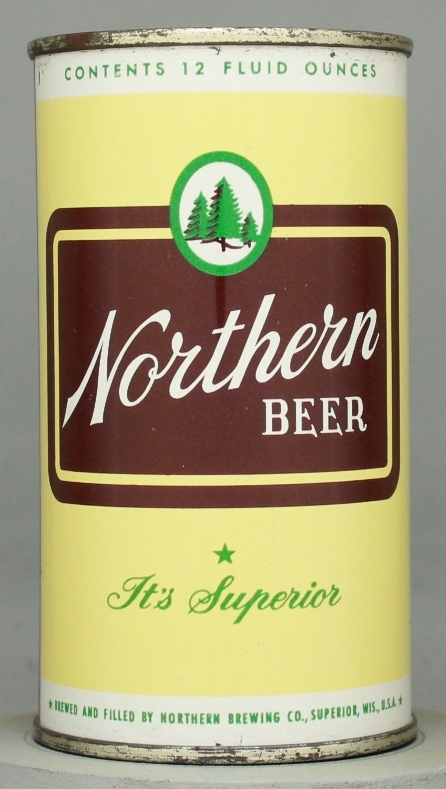 Northern Beer Flat Top Can