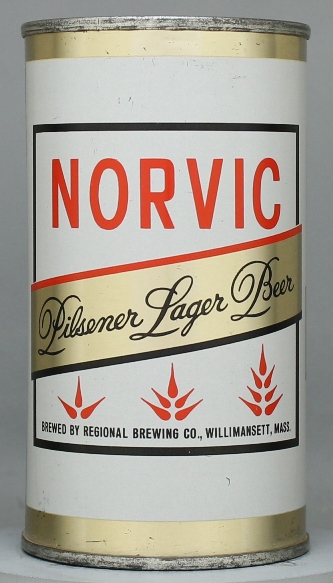 Norvic Pilsener Lager Beer Flat Top Can