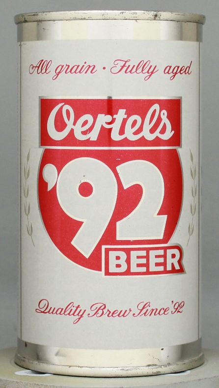 Oertel's 92 Beer Flat Top Can