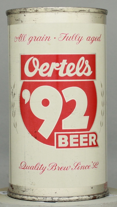 Oertel's 92 Beer Flat Top Can