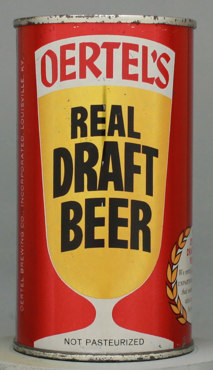 Oertel's Real Draft Draft Flat Top Can