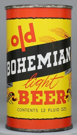 Old Bohemian Light Beer Flat Top Can