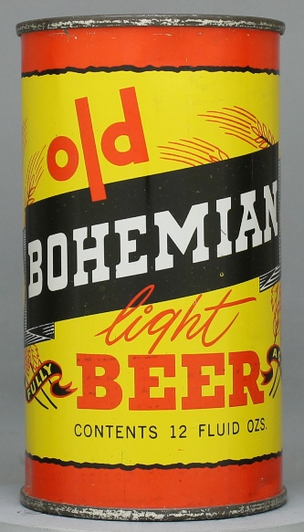 Old Bohemian Light Beer Flat Top Can
