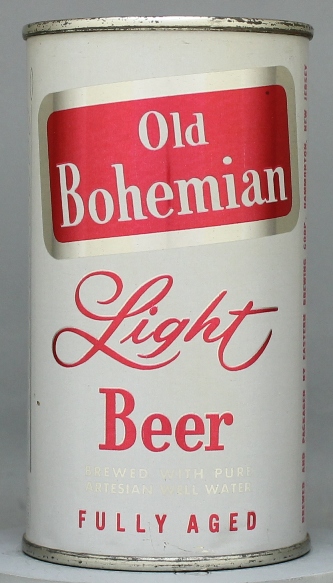 Old Bohemian Light Beer Flat Top Can