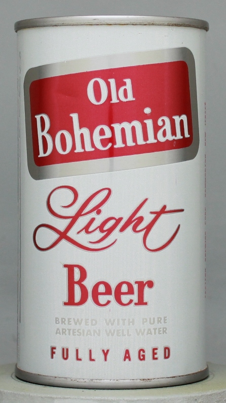 Old Bohemian Light Beer Flat Top Can