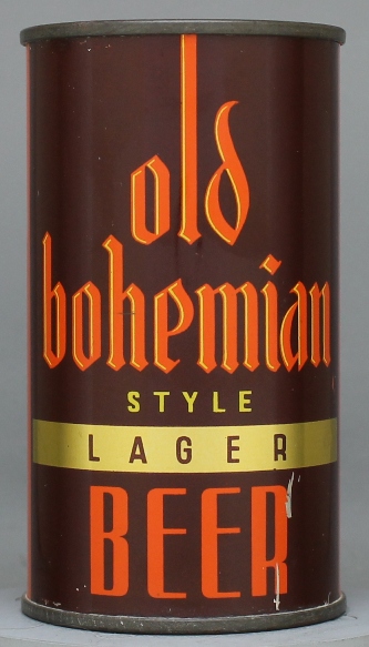 Old Bohemian Style Lager Beer Flat Top Can