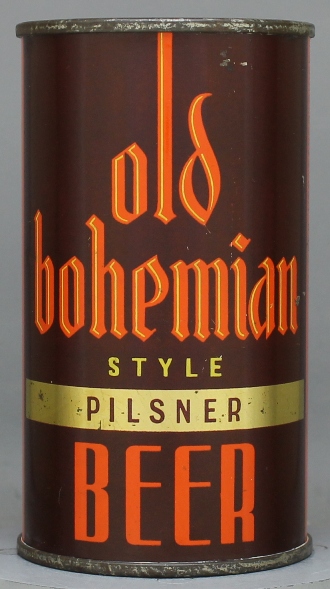Old Bohemian Style Pilsner Beer Flat Top Can