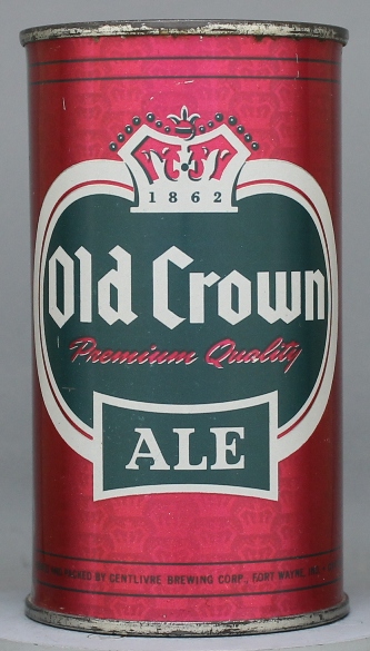 Old Crown Premium Quality Ale Flat Top Can