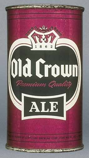Old Crown Premium Quality Ale Flat Top Can