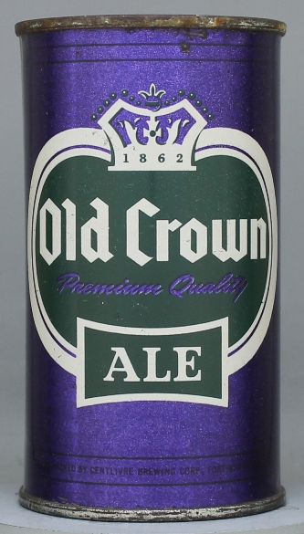 Old Crown Premium Quality Ale Flat Top Can