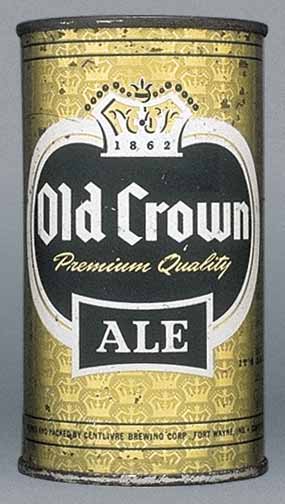Old Crown Premium Quality Ale Flat Top Can