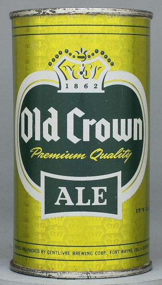 Old Crown Premium Quality Ale Flat Top Can