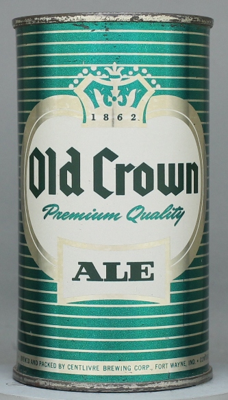 Old Crown Premium Quality Ale Flat Top Can