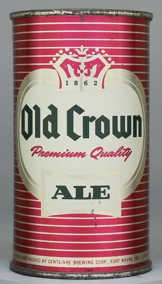 Old Crown Premium Quality Ale Flat Top Can