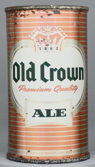 Old Crown Premium Quality Ale Flat Top Can