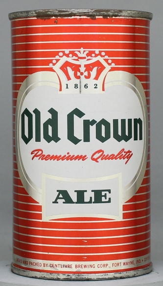 Old Crown Premium Quality Ale Flat Top Can