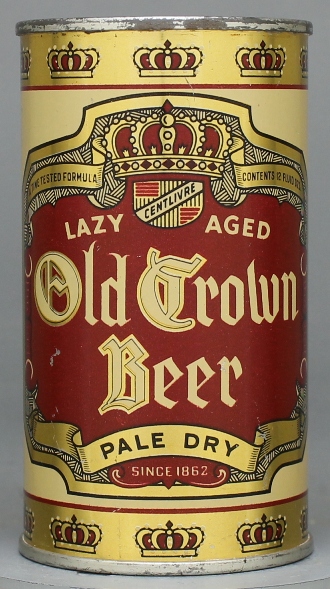 Old Crown Beer Flat Top Can