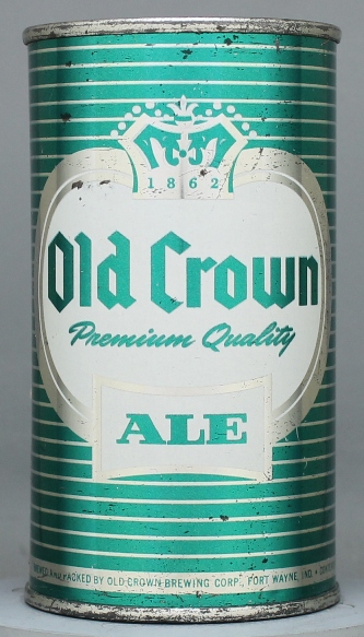 Old Crown Premium Quality Ale Flat Top Can