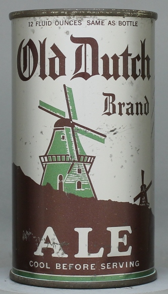 Old Dutch Brand Ale Flat Top Can