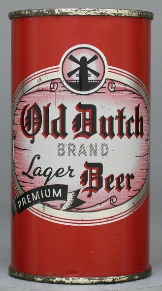 Old Dutch Premium Lager Beer Flat Top Can