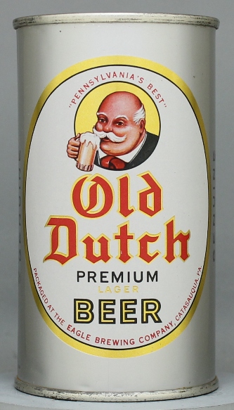 Old Dutch Premium Lager Beer Flat Top Can