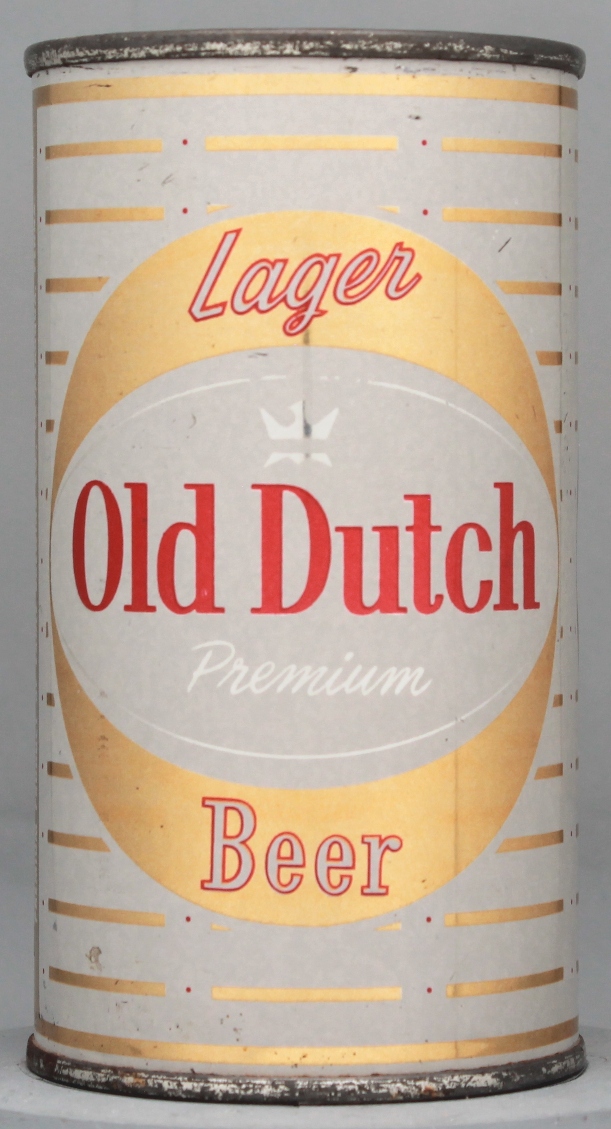 Old Dutch Premium Lager Beer Flat Top Can