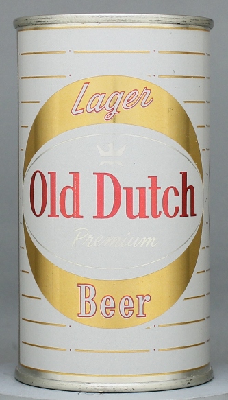 Old Dutch Premium Lager Beer Flat Top Can