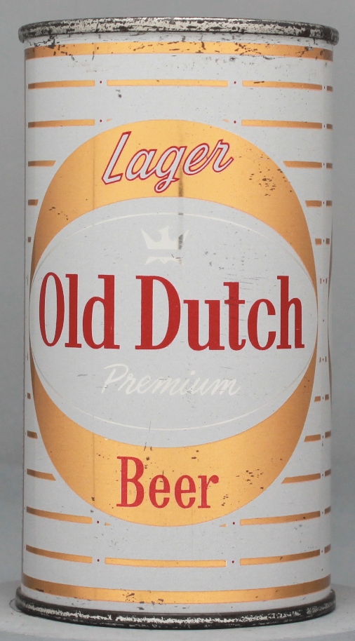 Old Dutch Premium Lager Beer Flat Top Can