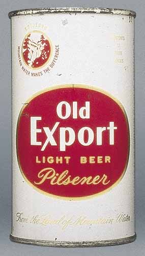 Old Export Pilsener Light Beer Beer Flat Top Can