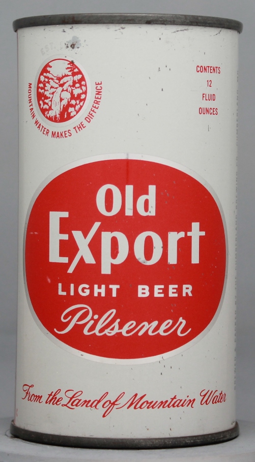 Old Export Pilsener Light Beer Beer Flat Top Can
