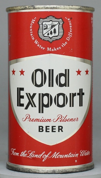 Old Export Premium Pilsener Beer Flat Top Can