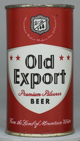 Old Export Premium Pilsener Beer Flat Top Can