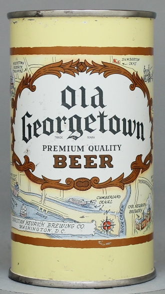 Old Georgetown Premium Quality Beer Flat Top Can