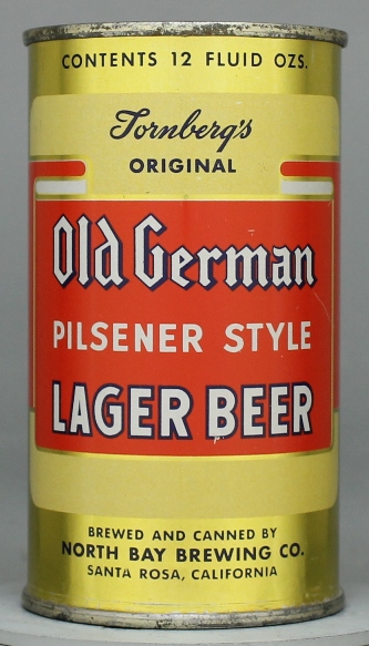 Old German (tornberg's) Beer Flat Top Can