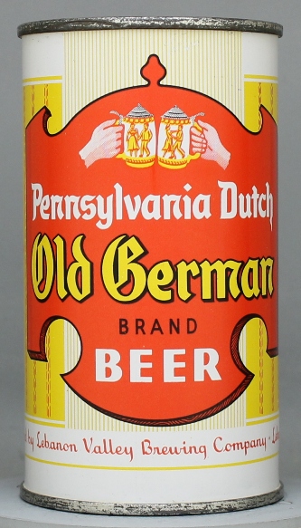 Old German (pennsylvania Dutch) Beer Flat Top Can