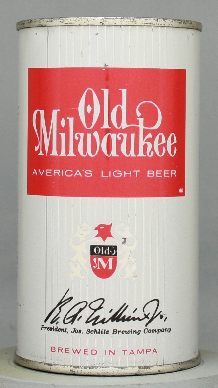 Old Milwaukee America's Light Beer Flat Top Can