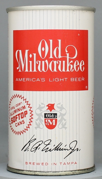Old Milwaukee America's Light Beer Flat Top Can